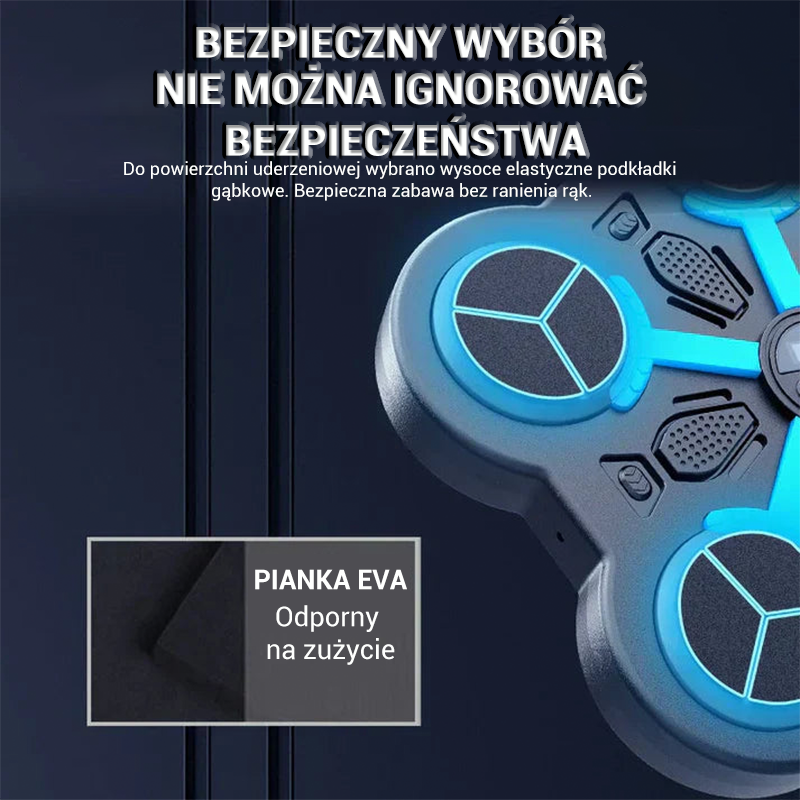 Muzyczna gra z celownikiem na ścianę
