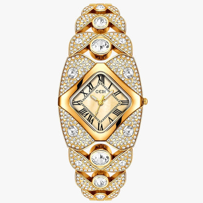Callie | Damski zegarek 2025 Elegancja z lekką, diamentową obudową i wodoodporną konstrukcją
