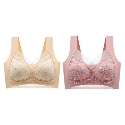 👙 Super wygodny i miękki damski biustonosz koronkowy bez stalowych kółek【✨1 + 1 gratis】