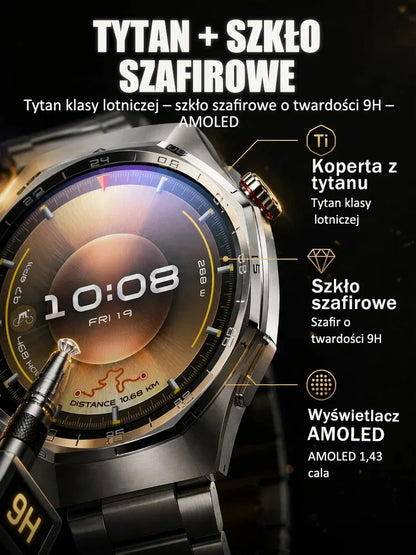 Smartwatch GT6pro z funkcją połączeń Bluetooth