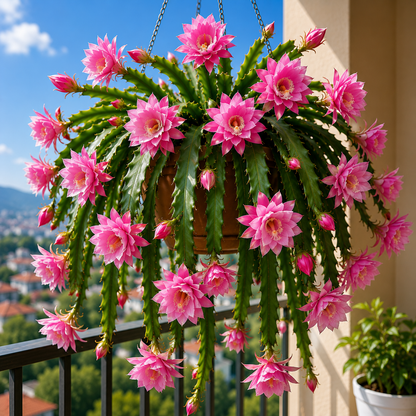 🌸 Rzadki kaktus storczykowy Epiphyllum – zachwycające egzotyczne kwiaty