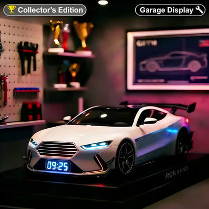 🎁 Budzik Hypercar🏎️Realistyczne efekty silnika i światła