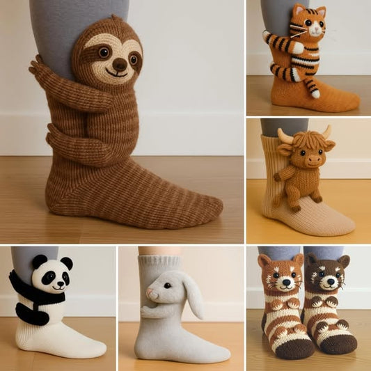 🔥Gorąca wyprzedaż! Najlepiej sprzedające się skarpetki w zwierzęce wzory🧦