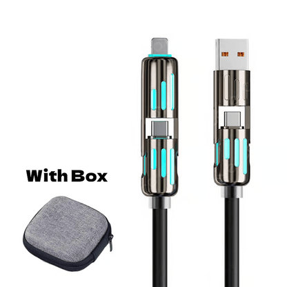 🔥Kabel do ładowania USB 4 w 1, szybkie ładowanie⚡