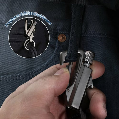 🔥Wielofunkcyjny brelok z otwieraczem do butelek, wielokrotnego użytku🔥Twoje narzędzie do codziennej produktywności