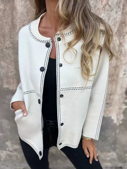 🌸Specjalne oferty wiosenne💐 Damski sweter kardigan zapinany na guziki