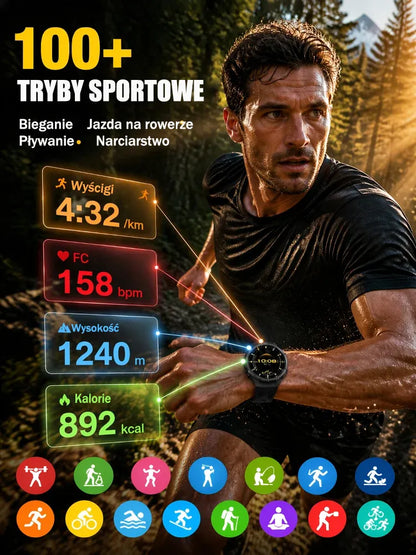 Smartwatch GT6pro z funkcją połączeń Bluetooth