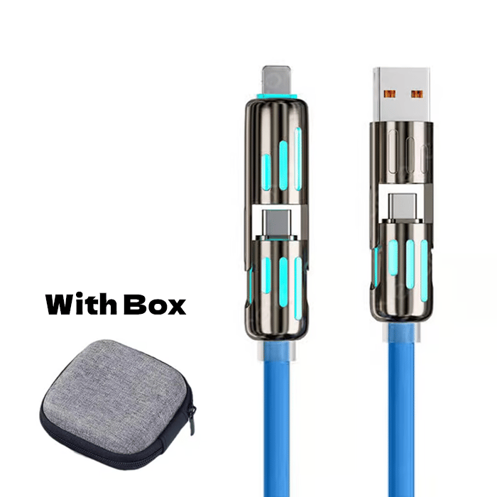 🔥Kabel do ładowania USB 4 w 1, szybkie ładowanie⚡