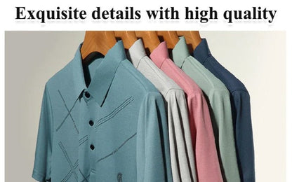 ✨Męska koszula Ice Silk Stretch Shirt
