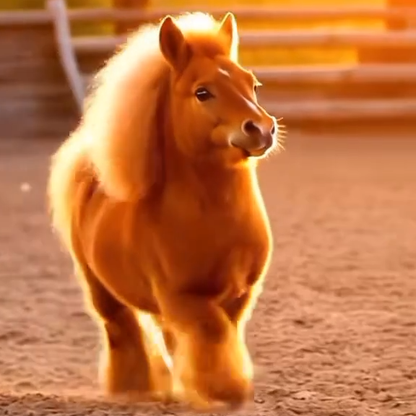 🐎Pluszowa lalka z robotem kucykiem