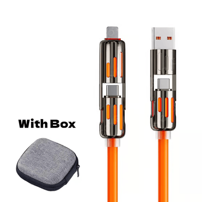 🔥Kabel do ładowania USB 4 w 1, szybkie ładowanie⚡