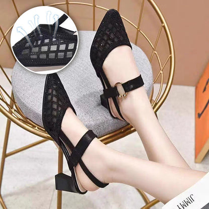 ✨Sprawiają, że stajesz się bardziej elegancka i pewna siebie💟Sandały na wysokim obcasie w stylu vintage
