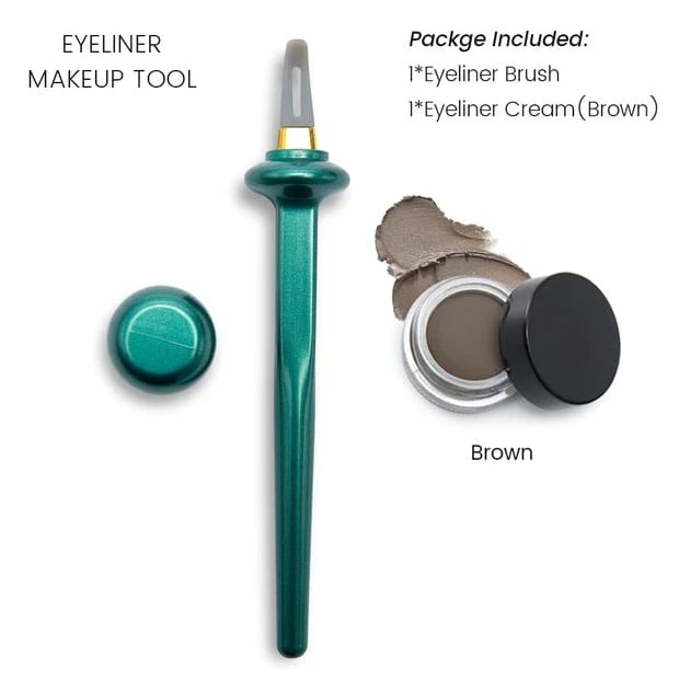 Oferta specjalna - 49% ZNIŻKI✨Zestaw Flawless Eyeliner z kremem do eyelinera