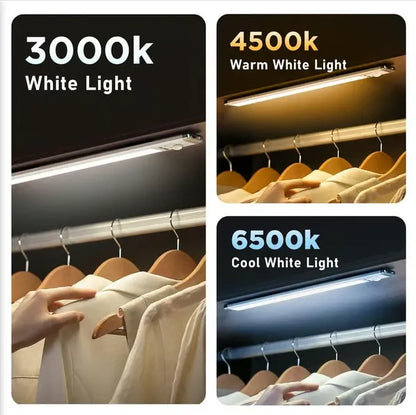Bezdotykowe, inteligentne, magnetyczne, akumulatorowe światła LED