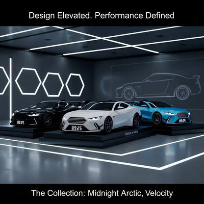🎁 Budzik Hypercar🏎️Realistyczne efekty silnika i światła