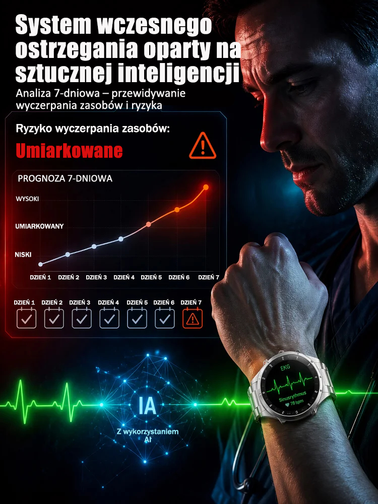 Smartwatch GT6pro z funkcją połączeń Bluetooth