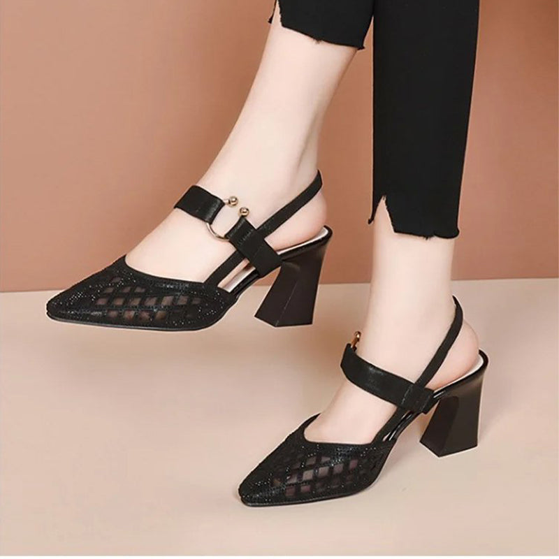 ✨Sprawiają, że stajesz się bardziej elegancka i pewna siebie💟Sandały na wysokim obcasie w stylu vintage