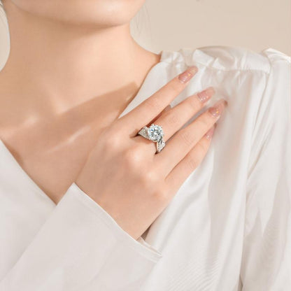 💖(OSTATNI DZIEŃ WYPRZEDAŻY - 80% ZNIŻKI) Pierścionek z diamentem Magnetology Moissanite DIYSTARTM 💍