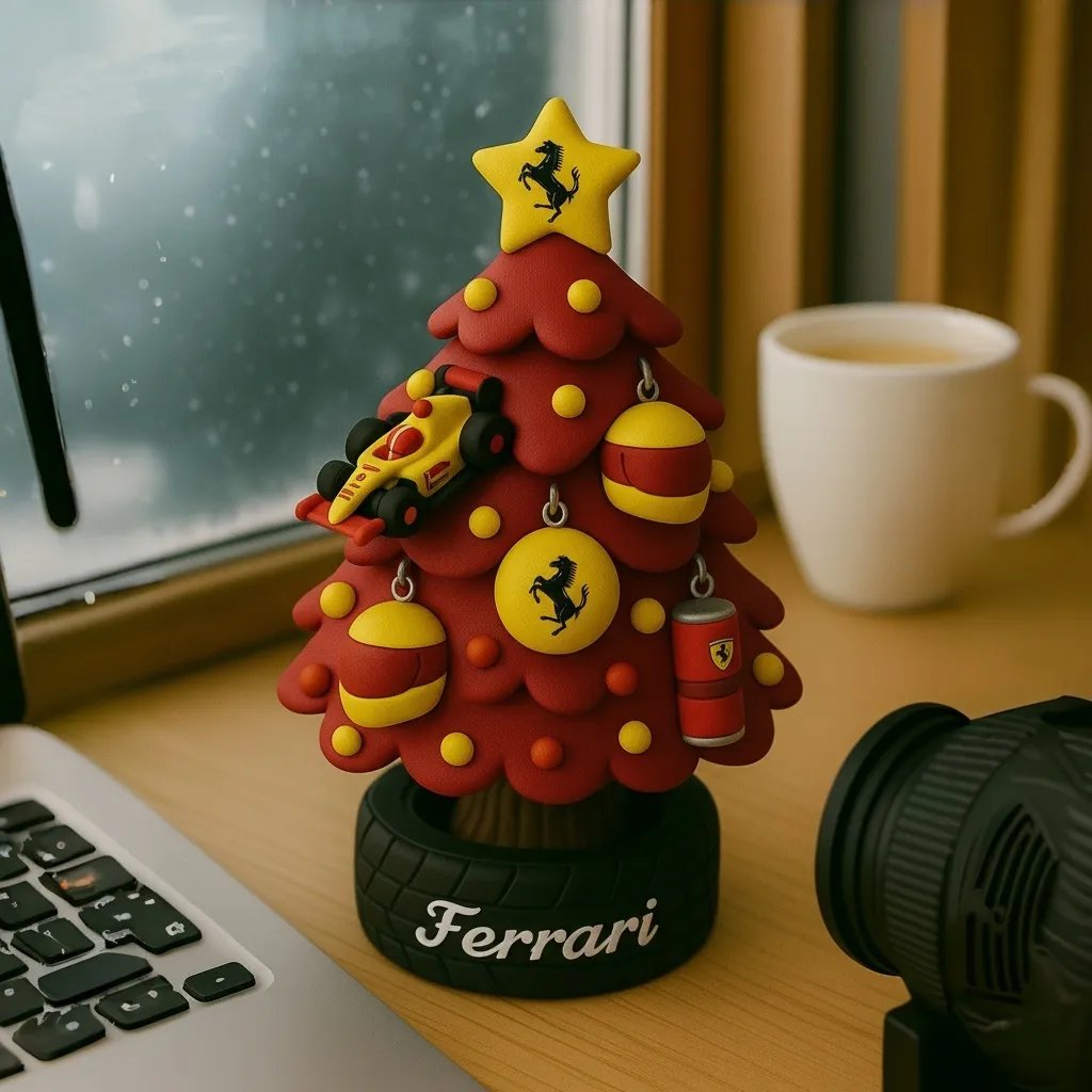 🎄🏎️ Miniaturowa choinka w stylu zespołu F1