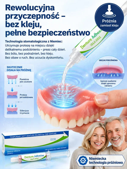 Speciális fogsorragasztó készlet