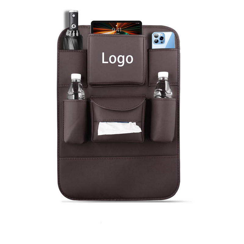 Organizer na tylne siedzenie DriveEase – wiszący organizer z wieloma kieszeniami i spersonalizowanym logo