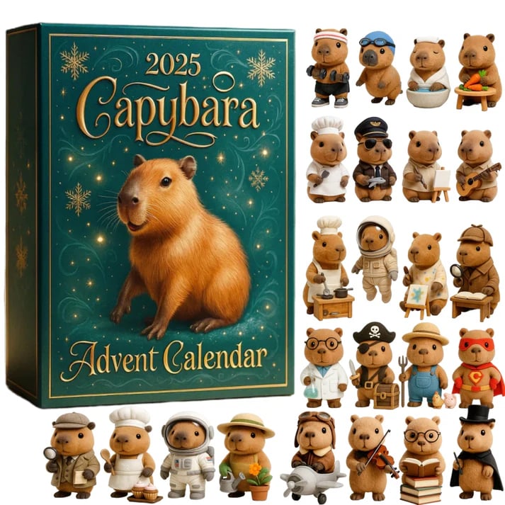 🎄Kalendarz adwentowy Kapibara 2025