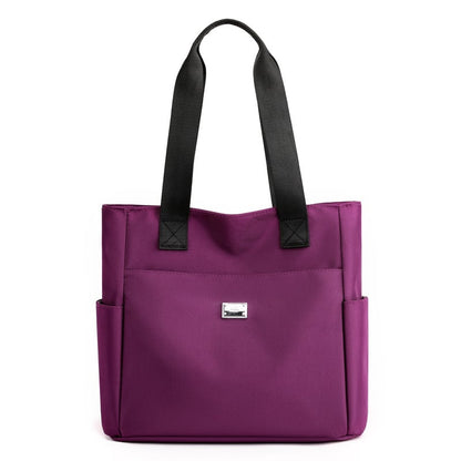 🔥Wodoodporna nylonowa torba na ramię o dużej pojemności i wielu kieszeniach👜