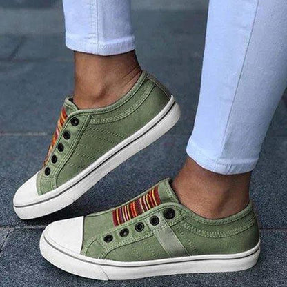 2025 nowe letnie buty ortopedyczne Vintage Denim Slip On