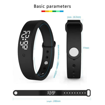 ⌚ TERAZ 50% TANIEJ! ❤️ Inteligentna bransoletka do zarządzania zdrowiem – tracker fitness, pulsometr i krokomierz 🏃