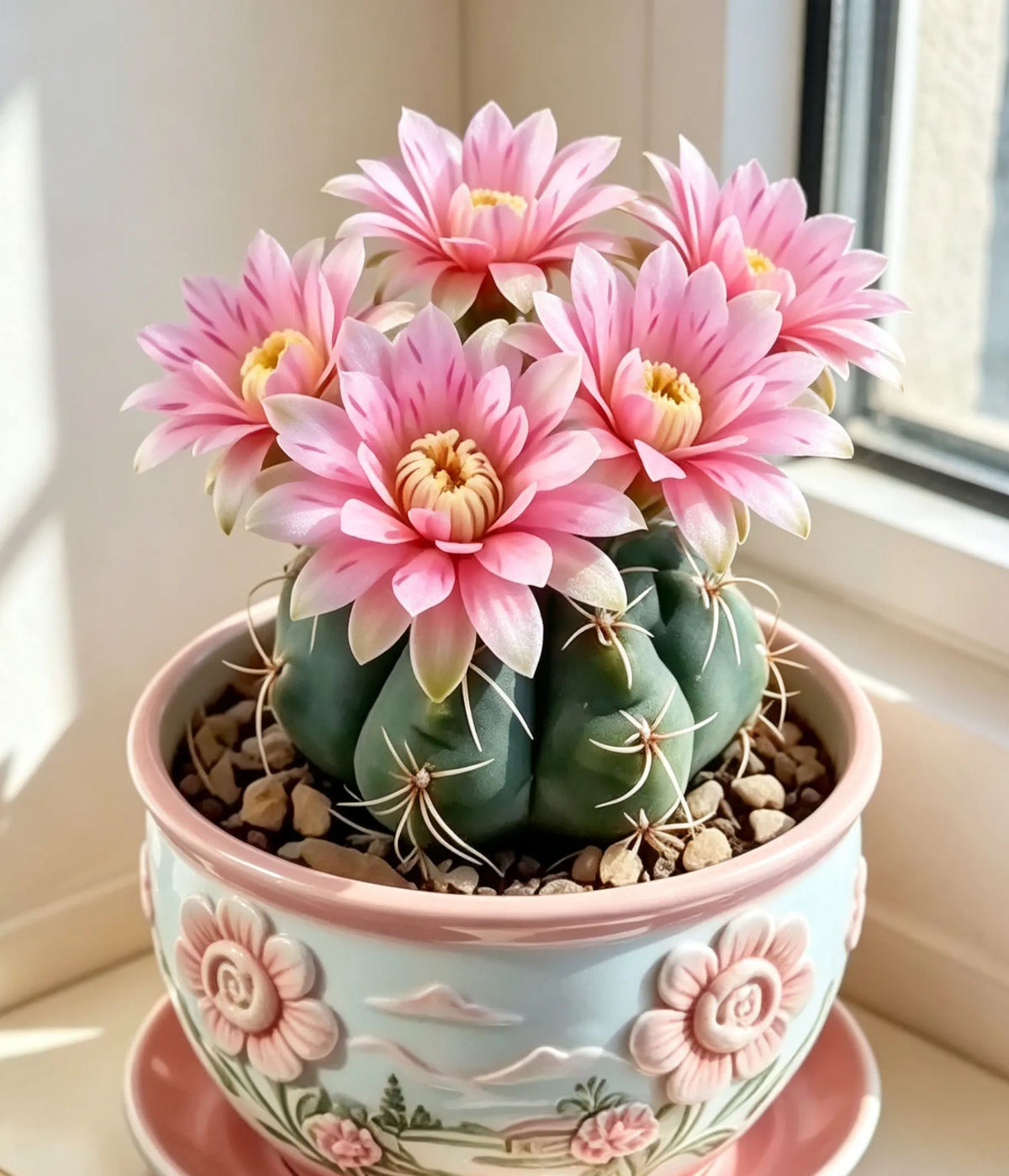 🌵 Poznaj swojego nowego najlepszego przyjaciela – kaktusa Gymnocalycium baldianum! 💕