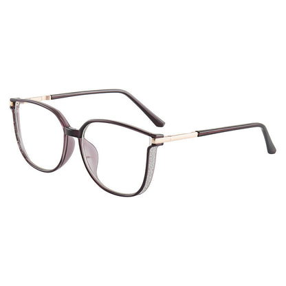 ✨Modne damskie okulary HD z dużą ramką chroniące przed niebieskim światłem