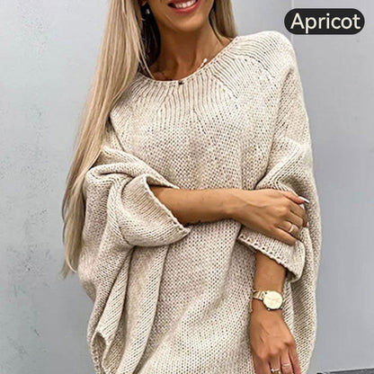 Elegancki damski sweter z dzianiny z kapturem⚡⚡