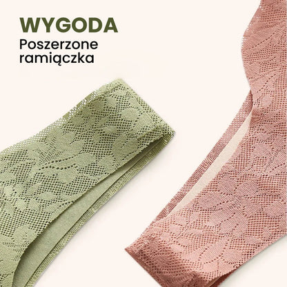 🩱 Seksowny, oddychający i wygodny koronkowy biustonosz plus size zapinany na guziki