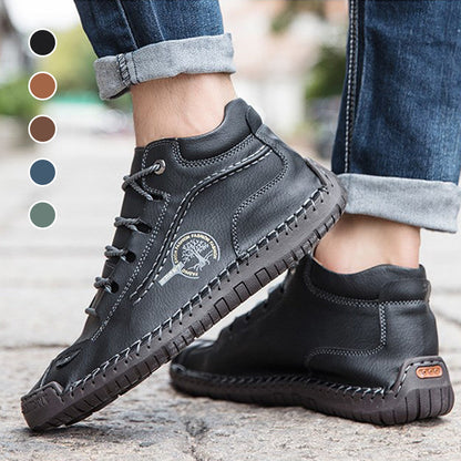 【Wykonane ręcznie】 Buty outdoorowe wykonane z prawdziwej skóry🔥