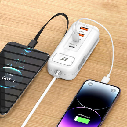 🎁 Bezpłatna głowica konwertera 🔌 Szybka stacja dokująca do ładowania, ładowanie wielu urządzeń jednocześnie