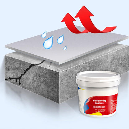 【✨Idealny materiał do hydroizolacji】☔Mocna wodoodporna powłoka odporna na wysokie temperatury