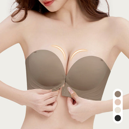 💥Kup 1 a drugi dostaniesz gratis👙 Biustonosz push-up Zapięcie z przodu unoszenie