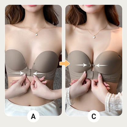 💥Kup 1 a drugi dostaniesz gratis👙 Biustonosz push-up Zapięcie z przodu unoszenie