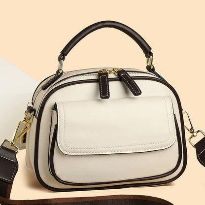 【🎊Nowości 30% rabatu】👜Elegancka dwuwarstwowa torba na ramię z szerokim paskiem