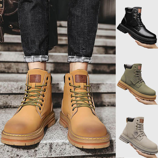 [Idealny prezent] Męskie klasyczne buty motocyklowe w stylu vintage