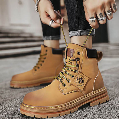 [Idealny prezent] Męskie klasyczne buty motocyklowe w stylu vintage