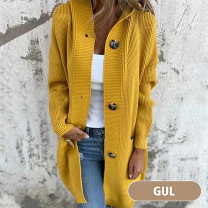 🌸Zapinany na guziki kardigan z kapturem dla kobiet
