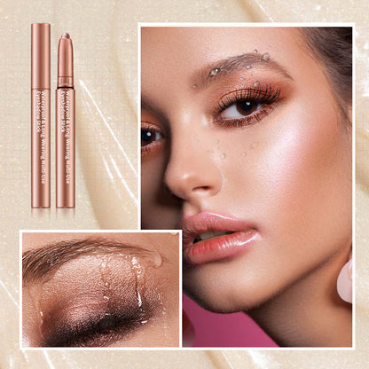 💗Kup 1, a 2 dostaniesz gratis💗Perłowy matowy wielokolorowy rozmazany cień do powiek w kredce