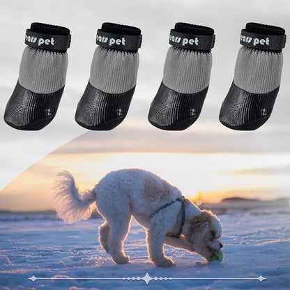 🐶2 pary antypoślizgowych wodoodpornych skarpetek dla psów