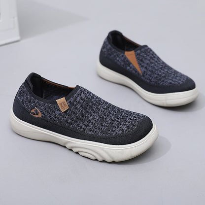 Damskie antypoślizgowe, dzianinowe buty do chodzenia