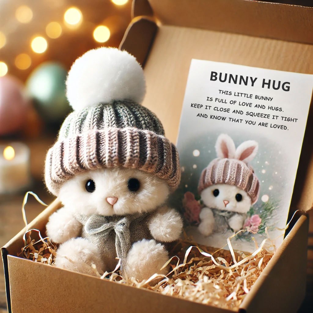 🐇Mini króliczek przytula słodki prezent wielkanocny🎁