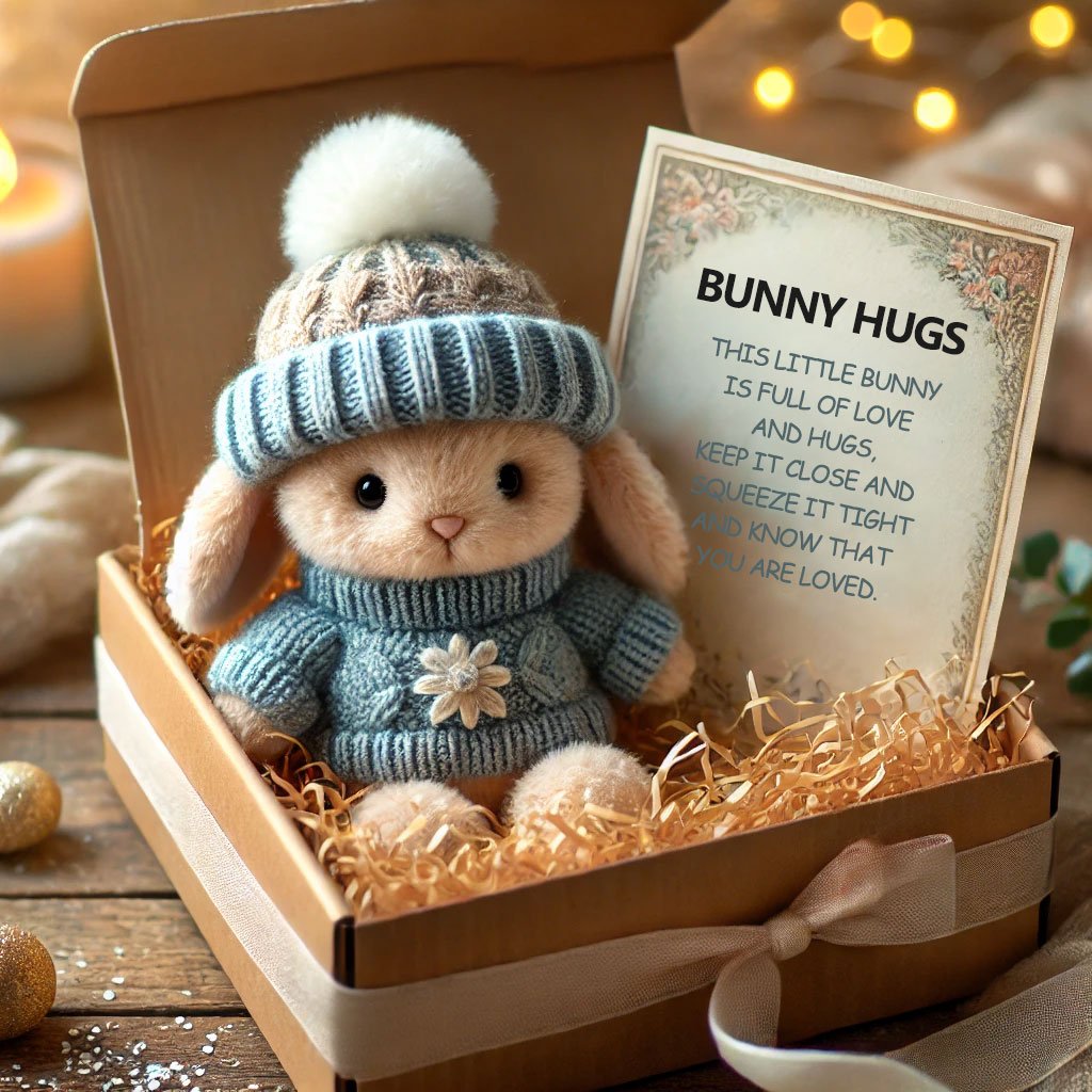 🐇Mini króliczek przytula słodki prezent wielkanocny🎁