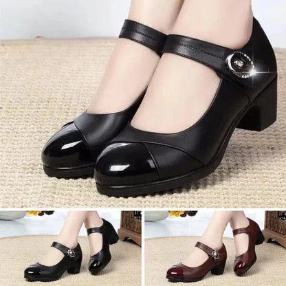 Damskie buty typu Mary Jane w stylu vintage - doskonały komfort i styl retro