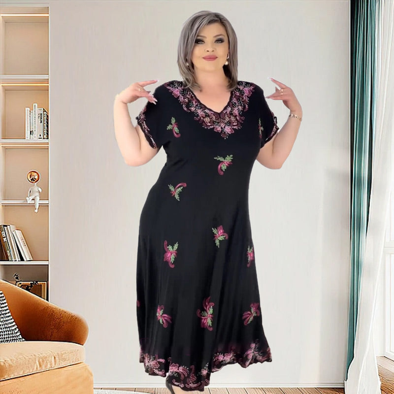 🌺Sukienka z dekoltem w serek dla kobiet