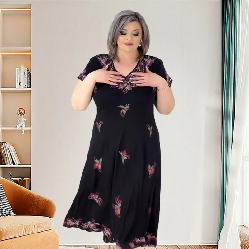🌺Sukienka z dekoltem w serek dla kobiet